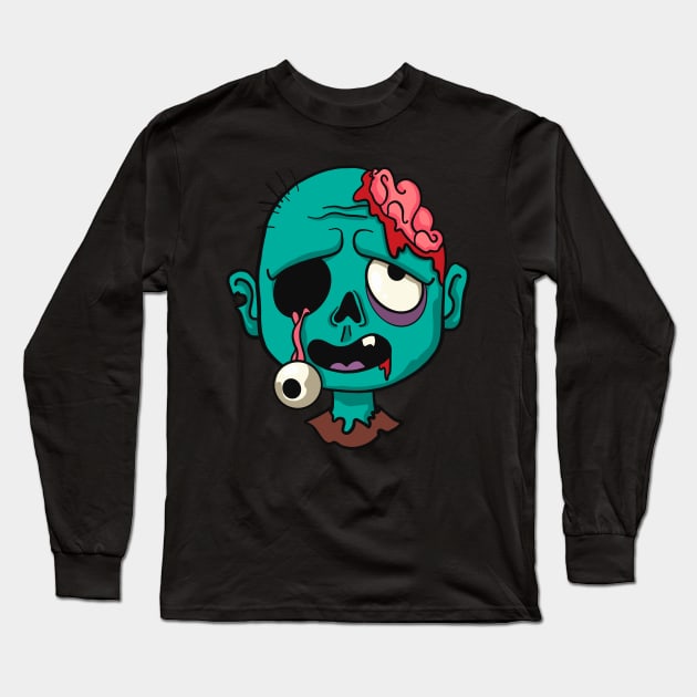 Zombie Long Sleeve T-Shirt by attire zone